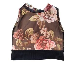 FIVE DANCEWEAR FLORAL PRINT DANCE TOP